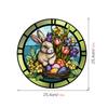 Jd158-166 Conejo de Pascua Transfronterizo Colorido Calcomanía Electrostática para Vidrio Calcomanía de Advertencia de Colisión de Pájaros Película para Ventana de PVC
