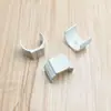 Pads de Plástico Abiertos de 38 mm con Ranuras, Pads Antideslizantes con Ranura en Forma de U, Pads de Plástico con Clip para Patas de Silla