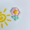 Resina de flor de tulipán fresca y linda diy joyería carcasa de teléfono móvil parche de pegamento en crema accesorios para el cabello materiales hechos a mano