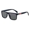Gafas de Sol Polarizadas Tendencia de Personalidad para Hombre TAC UV400 Mate Lujo Ligero Alternativa de Marca Grande Bisagras de Resorte Gafas de Sol