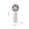Ventilador Pequeño de Mano con Potente Flujo de Aire, Ventilador de Escritorio con Soporte para Teléfono, Ventilador Pequeño Portátil para Exteriores, Transfronterizo