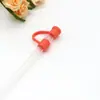 Amazon Nuevo Tapa de Silicona para Popote de 8 mm Color Caramelo Tapa Antipolvo Manga Reciclable para Popote