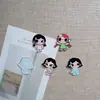 Kit de pegatinas de jade transparente moderno y popular para DIY: incluye pegamento en crema, una pinza para el pelo para niñas, un llavero, una funda para el teléfono y un colgante para bolso