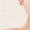Artículo de moda de invierno diseño irregular de estilo blanco pendientes elegantes de alta gama joyería simple y versátil