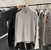 Camiseta Básica Versátil Casual Cómoda con Forro de Borrego Dongdaemun Corea del Sur 2025 Otoño e Invierno Cuello Alto Manga Larga
