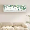 Funda para Aire Acondicionado de Pared Cobertura Completa Universal Tela Cubierta Simple AC Cubierta para Unidad Interior de Pared Cubierta de Poliéster para Polvo