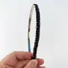 Nueva Diadema de Cristal, Cadena Más Cristal Ovalado, Diadema de Perlas de Arroz, Elegante Sombrero de Moda de Lujo Ligero, Accesorios para el Cabello Elegantes Hechos a Mano