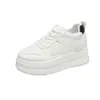 2026 Zapatos Blancos Mujer Otoño Nuevo Estilo Coreano ins Suela Gruesa Estudiante Casual Deportivos Versátiles Zapatos de Tabla Estilo Callejero ZG008