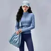 Conjunto de Yoga para Mujer 2026 Nuevo Estilo Chaqueta de Manga Larga Ropa de Pilates y Fitness Cintura Alta Levantamiento de Glúteos Deporte Running Conjunto de Dos Piezas