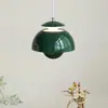 Lámpara Colgante Iluminación Minimalista Nórdica para Comedor, Lámpara de Botón Vintage Bauhaus, Lámpara Estilo Crema para Dormitorio, Comedor, Barra