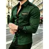 Nova Camisa Masculina de Manga Longa com Estampa 3D Outono 2026 Primavera e Outono SHEIN AliExpress Moda Transfronteiriça Tendência Top
