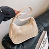 Bolso de Hombro Tejido de Moda para Mujer 2025 Verano Nuevo Bolso de Mano de Moda Bolso de Hombro Elegante para Moda de Playa