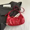 Bolsa de Amarrar com Laço para Mulheres, Novo Estilo Primavera 2025 Bolsa de Dumpling em PU, Bolsa de Ombro Elegante, Bolsa Transversal Doce e Descolada para Mulheres
