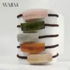 Anillo para el Cabello WJia Francés Elegante Acetato Ámbar Alto Curvado Moda Femenina Anillo para el Cabello Cola de Caballo Alta Múltiples Volúmenes Accesorios para el Cabello