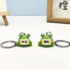 Llavero Colgante de Rana Pequeña Creativo y Lindo para Alivio del Estrés, Manualidades de Rana de Resina, Accesorio para Bolso de Pareja