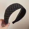 Diadema Floral de Estilo Coreano de Ala Ancha, de Alta Gama y Lujosa, Versátil para el Verano, Diadema que Te Hace Ver Más Joven, Accesorios para el Cabello al por Mayor