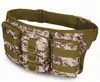 Fábrica em estoque fornecimento bolsa de cintura tripla de cintura fina bolsa de cintura camuflada para treinamento ao ar livre bolsa tática pequena de cintura para montanhismo e ciclismo selo de cintura