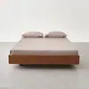 Sábana bajera lujosa de Tencel Lenzing de 60 hilos para primavera y verano, tacto frío y sedoso de seda helada, adecuada para dormir desnudo, protector de colchón