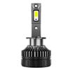 V8 Tubo Doble de Cobre H7 Luz de Coche Led Faro de Coche Modificado 85W Faro Láser Super Brillante Integrado Corta y Larga Bombilla 9005