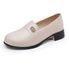 Zapatos de Dedos para Madre al por Mayor, Zapatos de Protección Laboral de Plástico de Caña Media para Primavera y Otoño, Zapatos de Mujer con Tacón de Cuña, Zapatos Casuales Transpirables para Mujer