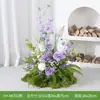 Hy-Ak7 Plantas Verdes Artificiales Plantas Falsas Biónicas Interiores Adornos Florales Biónicos Adornos de Paisajismo Decoración de Alta Gama