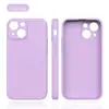 Capa colorida com borda reta para celular Apple 14pro estilo celebridade da internet ins resistente a quedas cor sólida 15 capa protetora aplicável atacado de fábrica