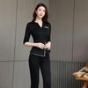 Nova Roupa de Beleza Feminina High-end Roupa de Trabalho para Salão de Beleza terno Temperamento Caminhos da Saúde Roupa de Técnico de Pedicure Feminina 3508