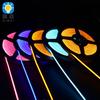 Tira de luz cob 320 luces 8MM tira de luz suave rojo azul verde amarillo azul hielo rosa morado naranja decoración del hogar bajo voltaje tira de luz de color