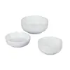 Prato de Cerâmica Listrado Horizontal Estilo Japonês e Coreano para Molho, Prato de Condimento, Prato de Aperitivo, Prato de Porcelana Listrada para Panela Quente Doméstica