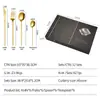 Set de Cubiertos de Acero Inoxidable Amazon para Modelo Nuevo de 26 Años, Apto para Lavavajillas, Cuchillo de Filete Portugués, Tenedor y Cuchara Set de 24 Piezas