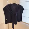 Xale de Lã Tricotado para Mulheres, Camisa de Outerwear para Primavera e Outono, Protetor de Pescoço para Ar Condicionado do Escritório, Cachecol de Alta Qualidade Tendência
