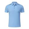 Venda Direta Novas Camisas Polo para Homens e Mulheres, Camisetas Polo de Poliéster de Negócios com Lapela para Esporte e Lazer, Camisas Polo Multicores Respiráveis de Secagem Rápida