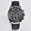 Reloj Mecánico Automático Completo para Hombre C Factory Daytona Panda Di Acero Inoxidable Cronógrafo Multifunción Resistente al Agua Fabricante Dropshipping