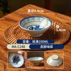 Prato de batalha nostálgico clássico antigo de melamina azul e branco porcelana prato raso especial de restaurante prato para hot pot prato de bucho comercial