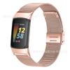 Para carga Fitbit6 Smart Watch Nova fivela de metal Milanese charge5 Watch Strap