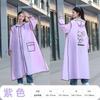 Impermeable de senderismo para adultos, grueso y moderno, para montar a caballo, poncho unisex para coche eléctrico, impermeable largo de una pieza.