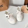 Zapatos Blancos de Suela Gruesa Estilo Chic Coreano para Mujer 2024 Verano Nuevo Combinación Explosiva Transpirables Modernos Deportivos Casuales