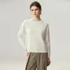 Cardigan de Cashmere para Bebê Pequeno Feminino Outono Inverno Novo Espessado Gola Redonda Blocos de Cor Listrados Malha Curta Casaco Suéter
