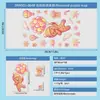 Decoraciones de Navidad, Pegatinas Estáticas para Puertas y Ventanas de Cristal, Personas de Jengibre, Soldados, Cascanueces