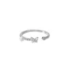 Anillo Nuevo de Perla Mariposa Otoño e Invierno Nicho Lujo Accesible Diseño de Anillo Sencillo Anillo Abierto Versátil Regalo de Cumpleaños para Mejor Amiga