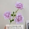 3 Exquisitas Flores Artificiales Francesas de Rosa para Decoración de Flores Guía de Salón de Bodas Adornos de Arreglos Florales de Hotel para Disparos Flores Artificiales
