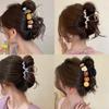 Pinza para el Cabello de Dibujos Animados Dulce y Linda para Mujer, Pinza de Lujo Ligero de Alta Gama, Nuevo 2025, Más Fácil de Combinar con el Ambiente, Pinza de Tiburón, Accesorio para el Cabello