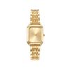2025 comercio exterior nueva banda de acero reloj de pulsera para mujer estudiantes de moda simple cuadrado cuarzo reloj de pulsera reloj pulsera de pedrería