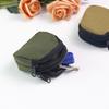 Bolsa para Auriculares con Cabeza de Ventilador Militar de Lona, Cinturón Portátil, Riñonera Pequeña, Minicartera, Billetera para Monedas, Bolsita para Llaves, Bolsa Camuflada para Exteriores