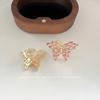 Clip para Oreja de Circonio Bicolor de Mariposa Sin Agujeros en las Orejas Aretes de Diseño Nuevo y Único Aretes de Lujo Ligero Avanzado Aretes de Plato para Incienso de Mosquitos