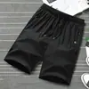 Transfronterizos 2026 Verano Pantalones Cortos para Hombre Deportivos Casuales para Correr Seda de Hielo Secado Rápido Pantalones Cortos de Playa de Longitud Media para Hombre