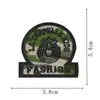 Parche de Tela de Camuflaje Parche para Decoración de Ropa, Parche para Reparar Agujeros en Jeans, Parche Bordado Verde Militar Termoadhesivo