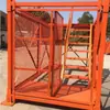 Jaula de escalera de seguridad, jaula de escalera para pilares de puente, jaula para sitio de montaje, fabricante de jaula protectora tipo marco modular, escalera de trepa, plataforma de viga de cubierta