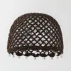 Gorro de Punto Hecho a Mano con Adorno de Perlas Estilo Francés, Sencillo de Color Sólido, Transpirable de Malla, Versátil para Mujer
