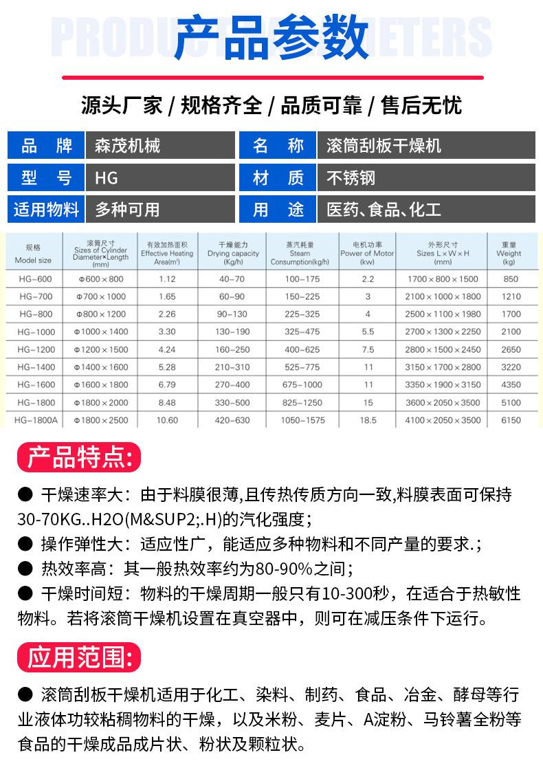 滚筒刮板干燥机